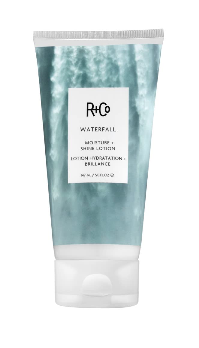 R+Co Waterfall Moisture & Shine Lotion – Lightweight Hydration for Fine to Extra-Long Hair | Vegan & Cruelty-Free | 5 oz
