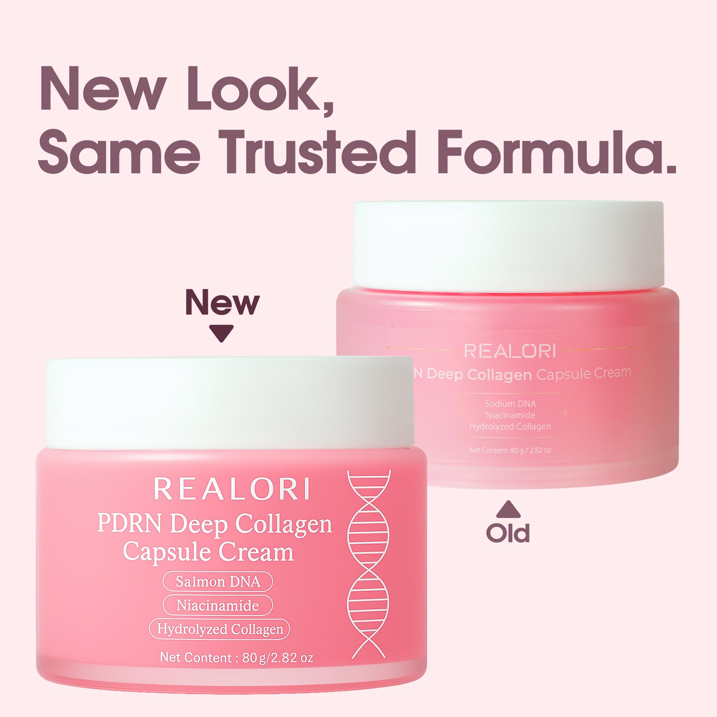 Realori PDRN Capsule Cream with Vitamin C & Collagen – Deep Hydration Gel Moisturizer