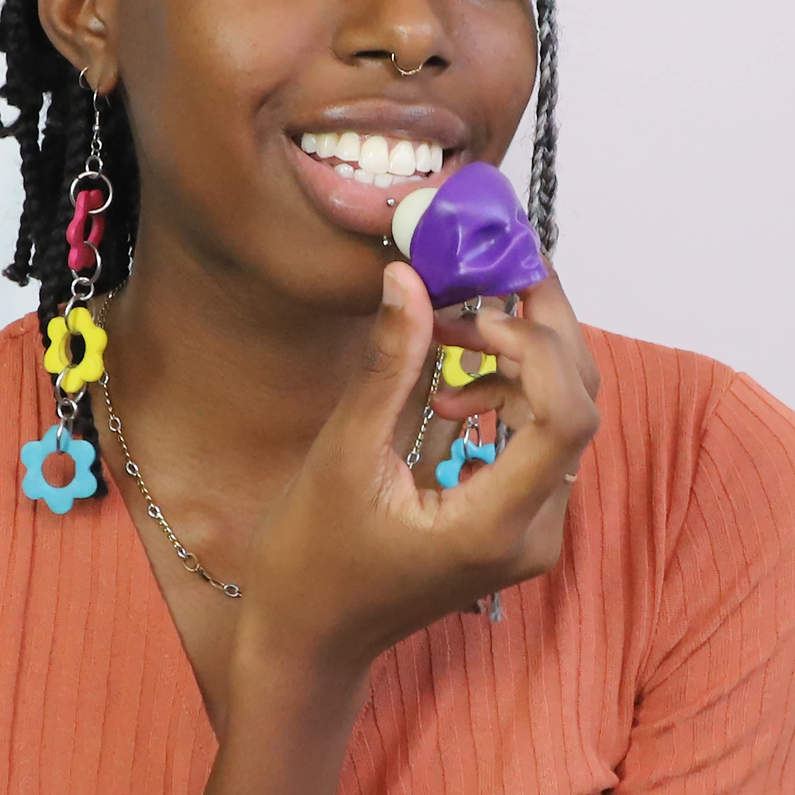 REBELS REFINERY 3-Piece Neapolitan Skull Lip Balm Bundle – Passion Fruit, Black Mint, White Vanilla