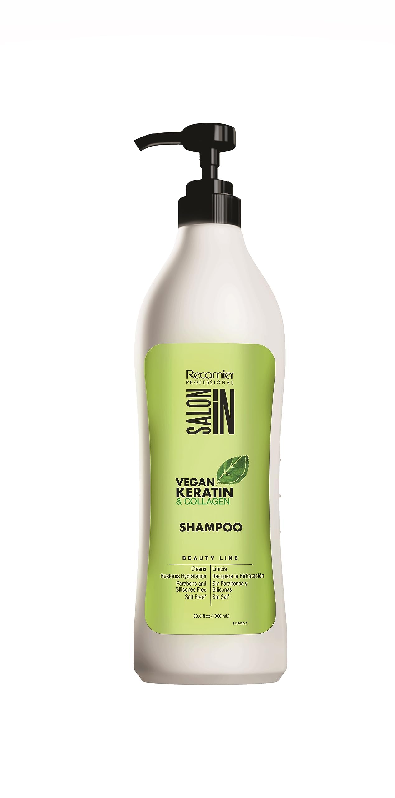 RECAMIER PROFESSIONAL SALON IN Vegan Keratin & Collagen Kit – Shampoo & Conditioner (33.8 oz each)