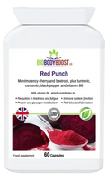 Red Punch Beetroot & Cherry Supplement | Energy & Vitality UK