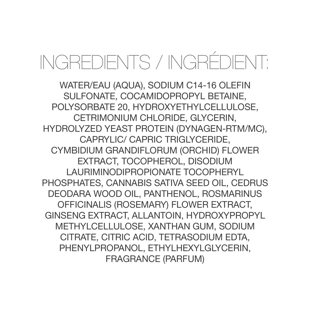 Redavid Cedarwood Weightless Shampoo – Hemp Seed Oil & Orchid Oil for Fine & Men's Hair | 1L | Paraben-Free
