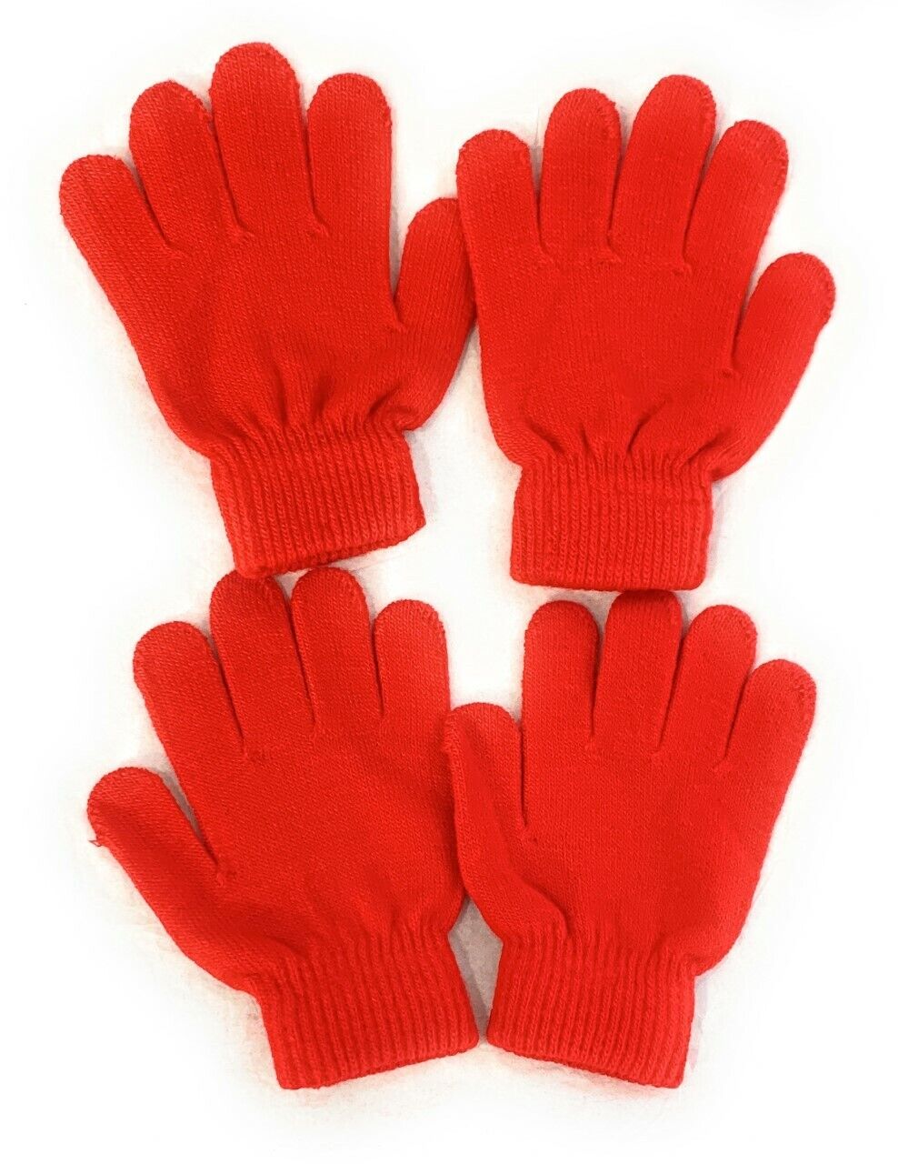 2 x Pair Set Multipack School Uniform Gloves for Kids Childrens