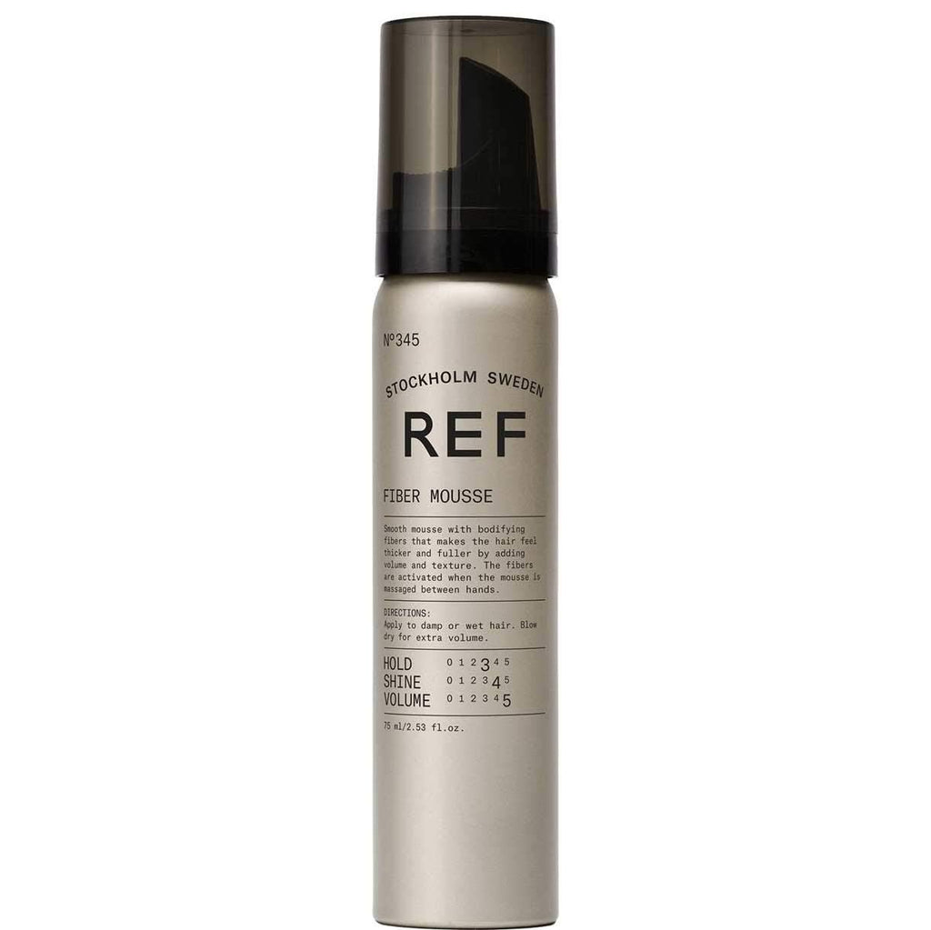 REF Reference 345 Fiber Mousse – 2.53 oz | Bodifying Mousse for Volume and Texture