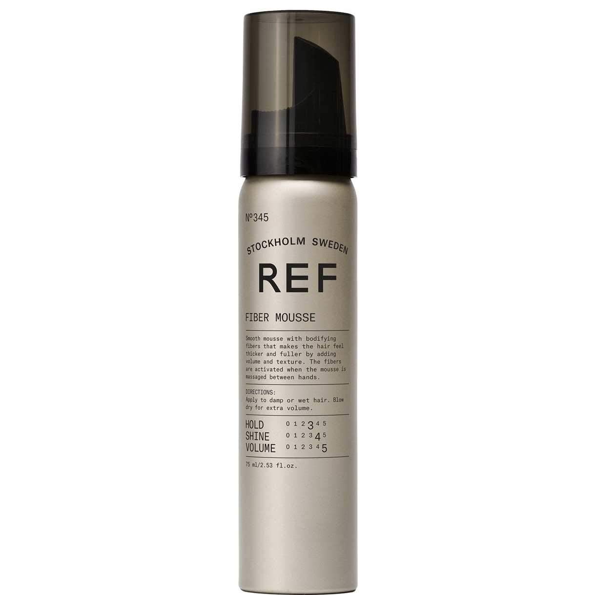REF Reference 345 Fiber Mousse – 2.53 oz | Bodifying Mousse for Volume and Texture
