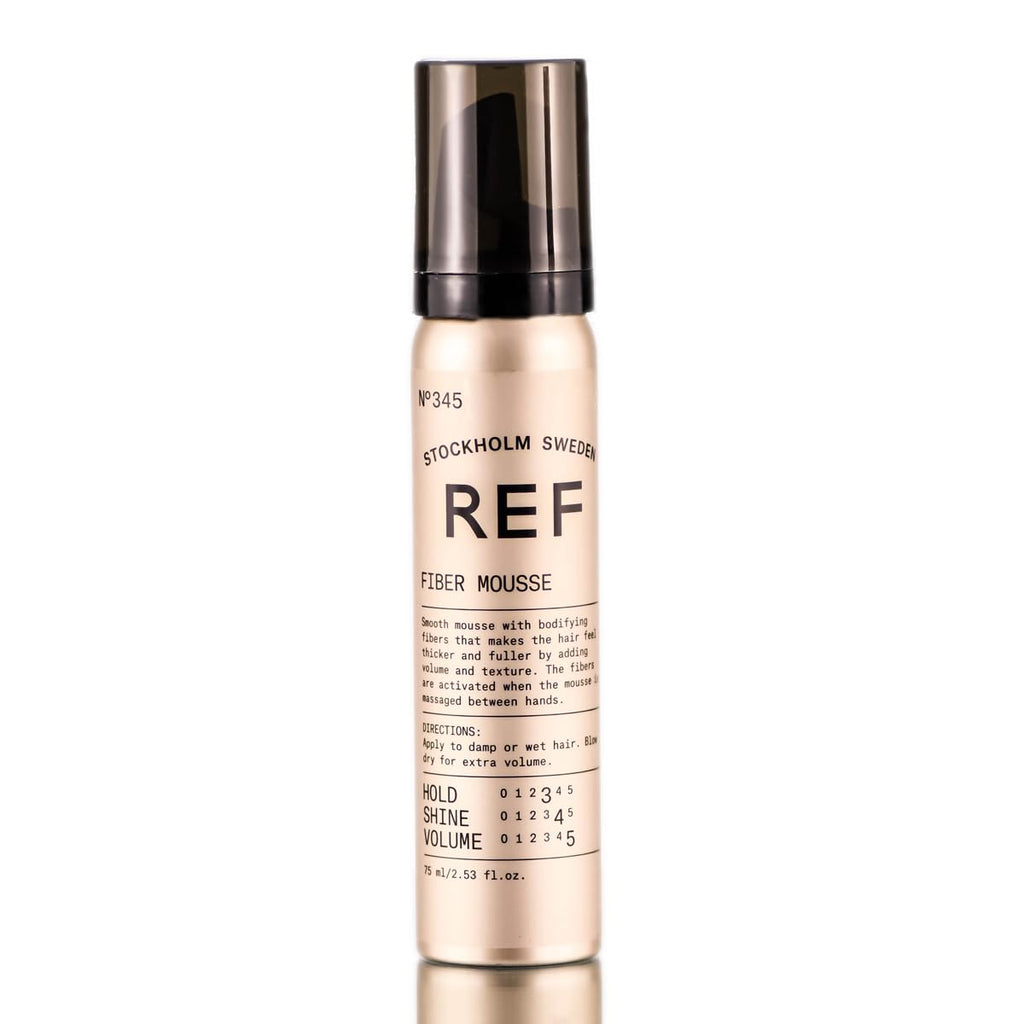 REF Reference 345 Fiber Mousse – 2.53 oz | Bodifying Mousse for Volume and Texture