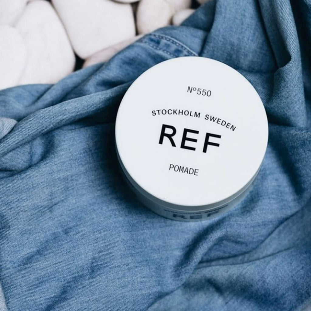 Reference of Sweden REF Pomade N 550 – High Shine, Long-Lasting Hold (85ml)