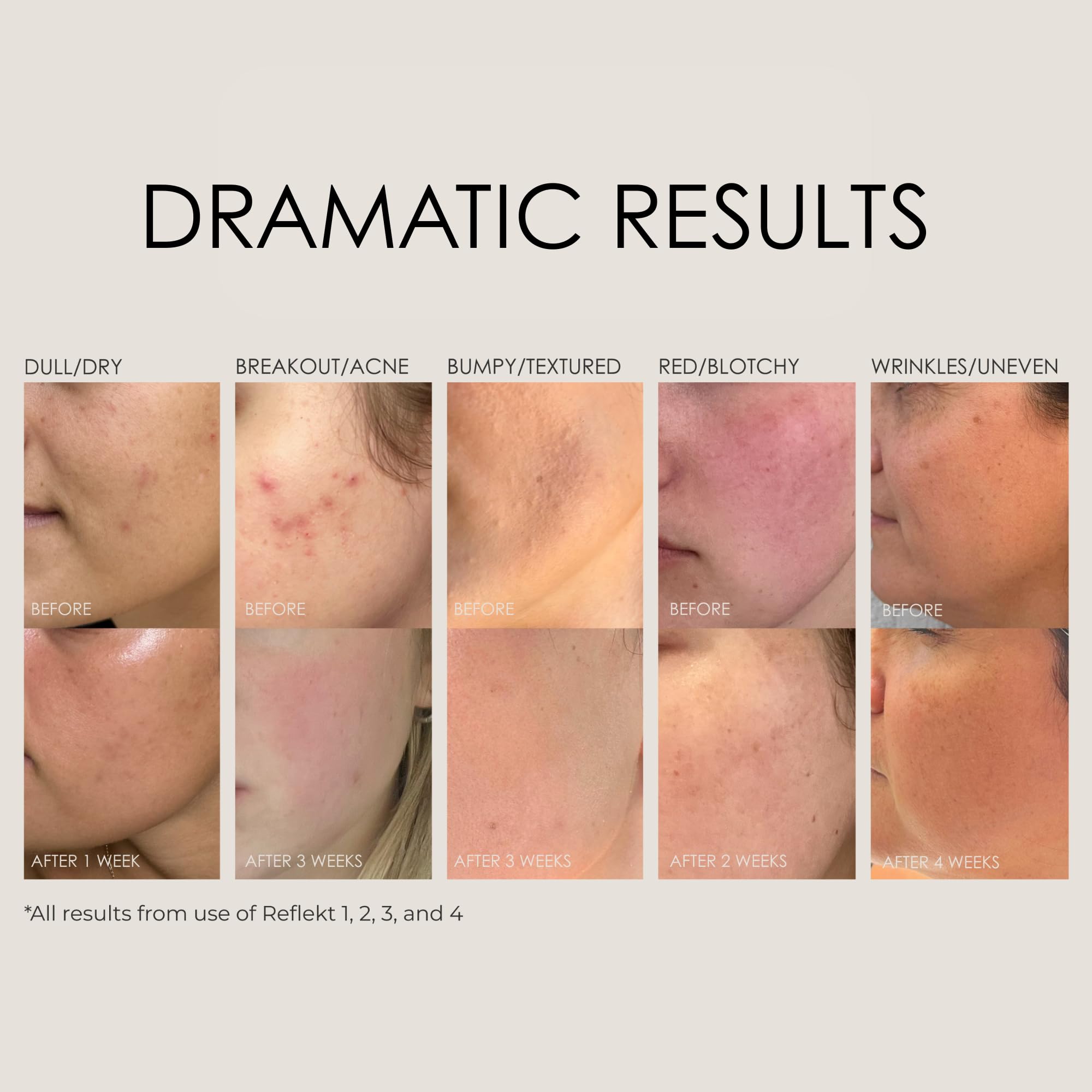 REFLEKT 3 Power Peptide Sculpting Face Cream – PGA, Hyaluronic Acid & Squalane | Clean Vegan
