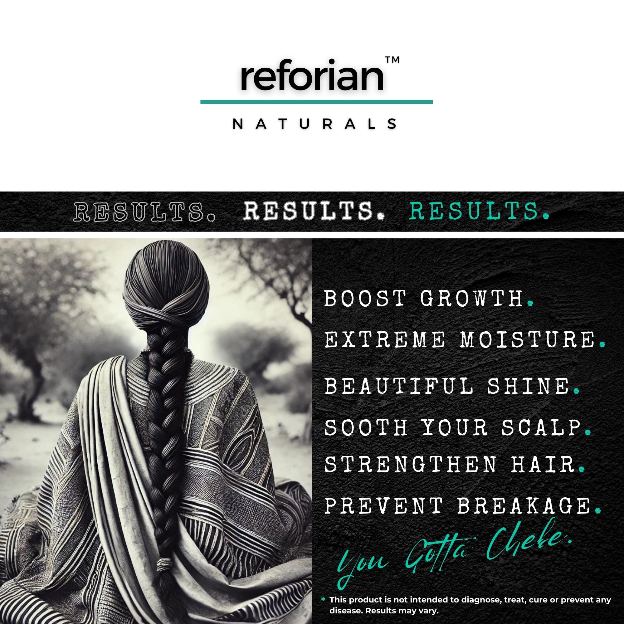 REFORIAN Chebe Oil with Biotin for Hair Growth – Organic African Chebe Oil