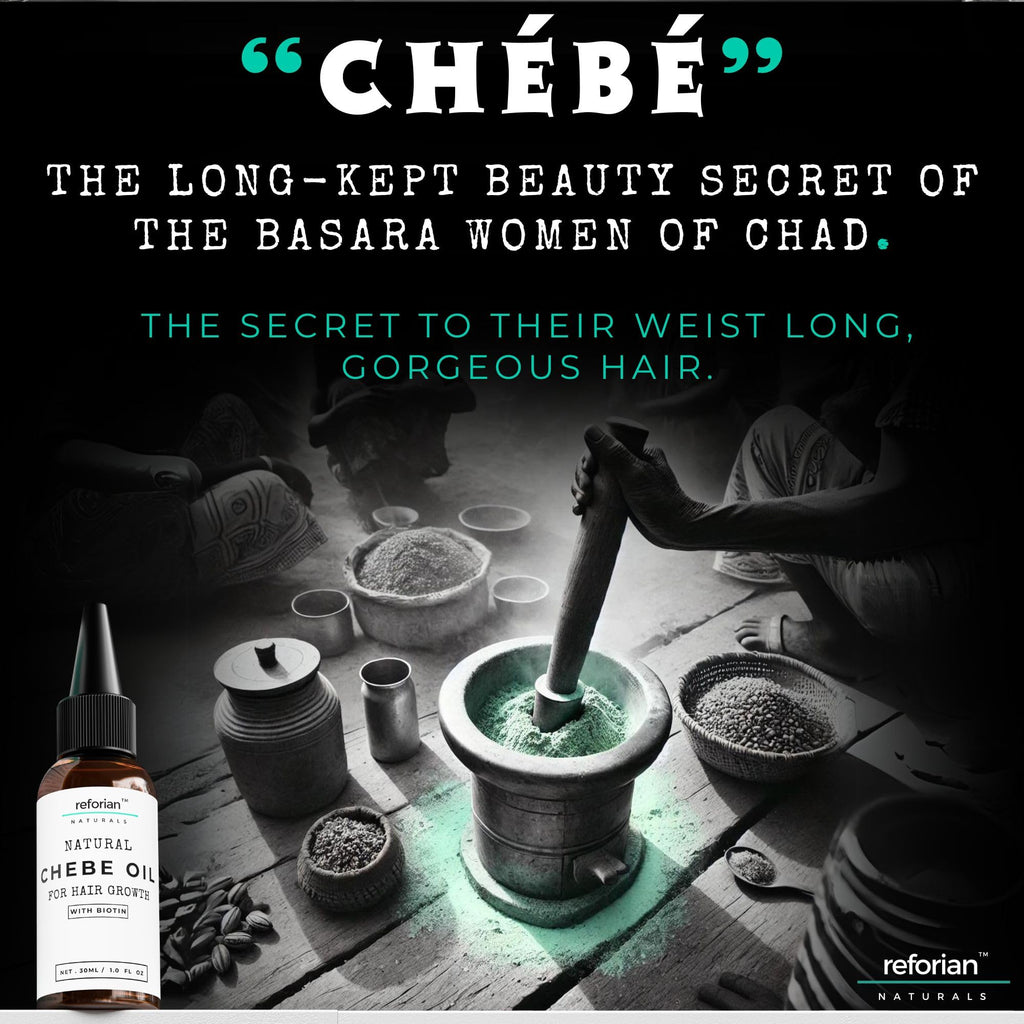 REFORIAN Chebe Oil with Biotin for Hair Growth – Organic African Chebe Oil