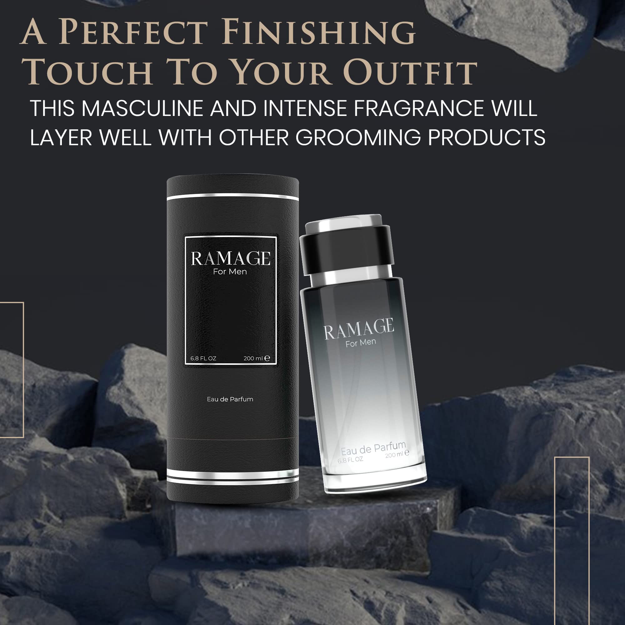 Regal Fragrances Men’s Cologne – Bergamot, Pepper & Vanilla | 200ml