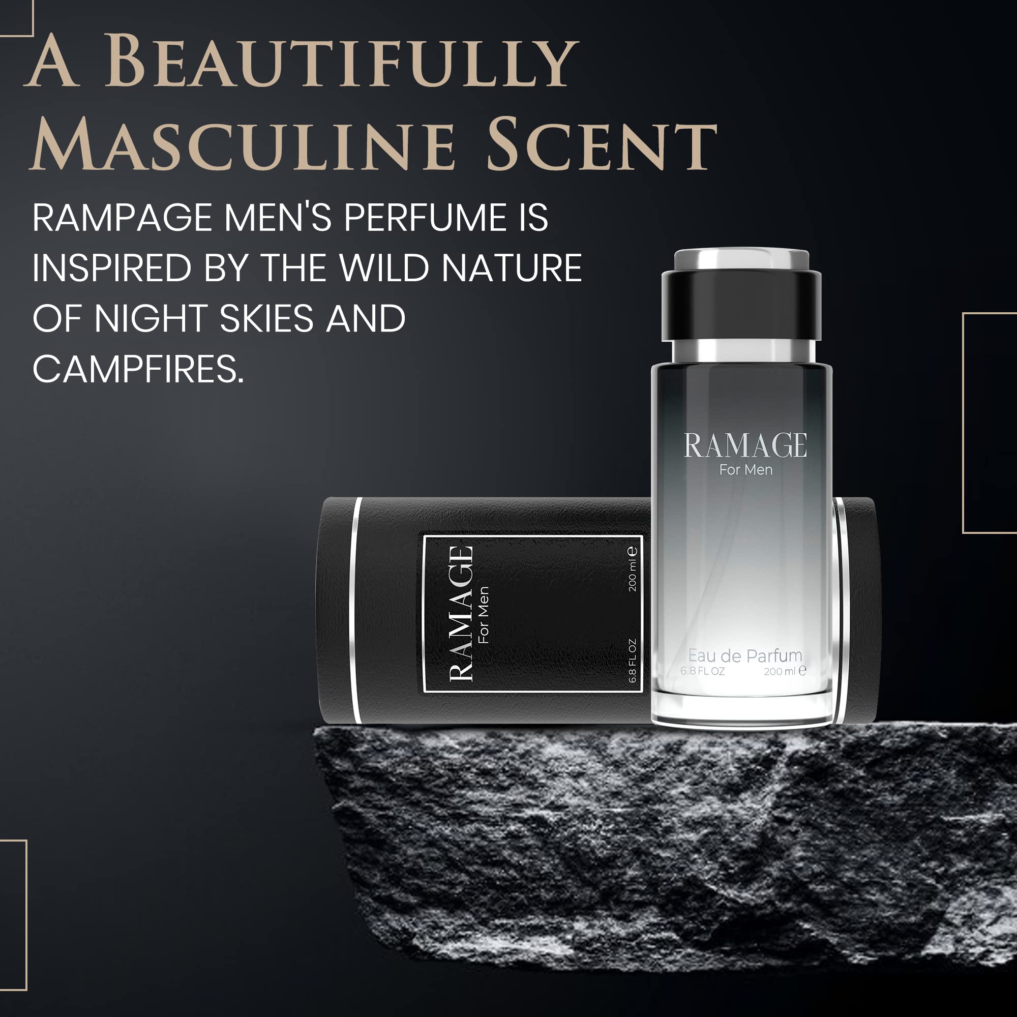 Regal Fragrances Men’s Cologne – Bergamot, Pepper & Vanilla | 200ml