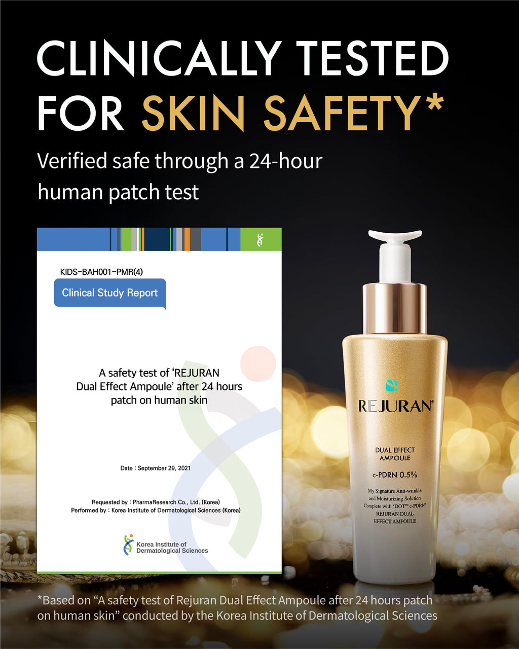 REJURAN Dual Effect Ampoule DOT DUAL c-PDRN Salmon DNA – Deep Rejuvenation, Wrinkle Care & Firming (Korean Skincare)