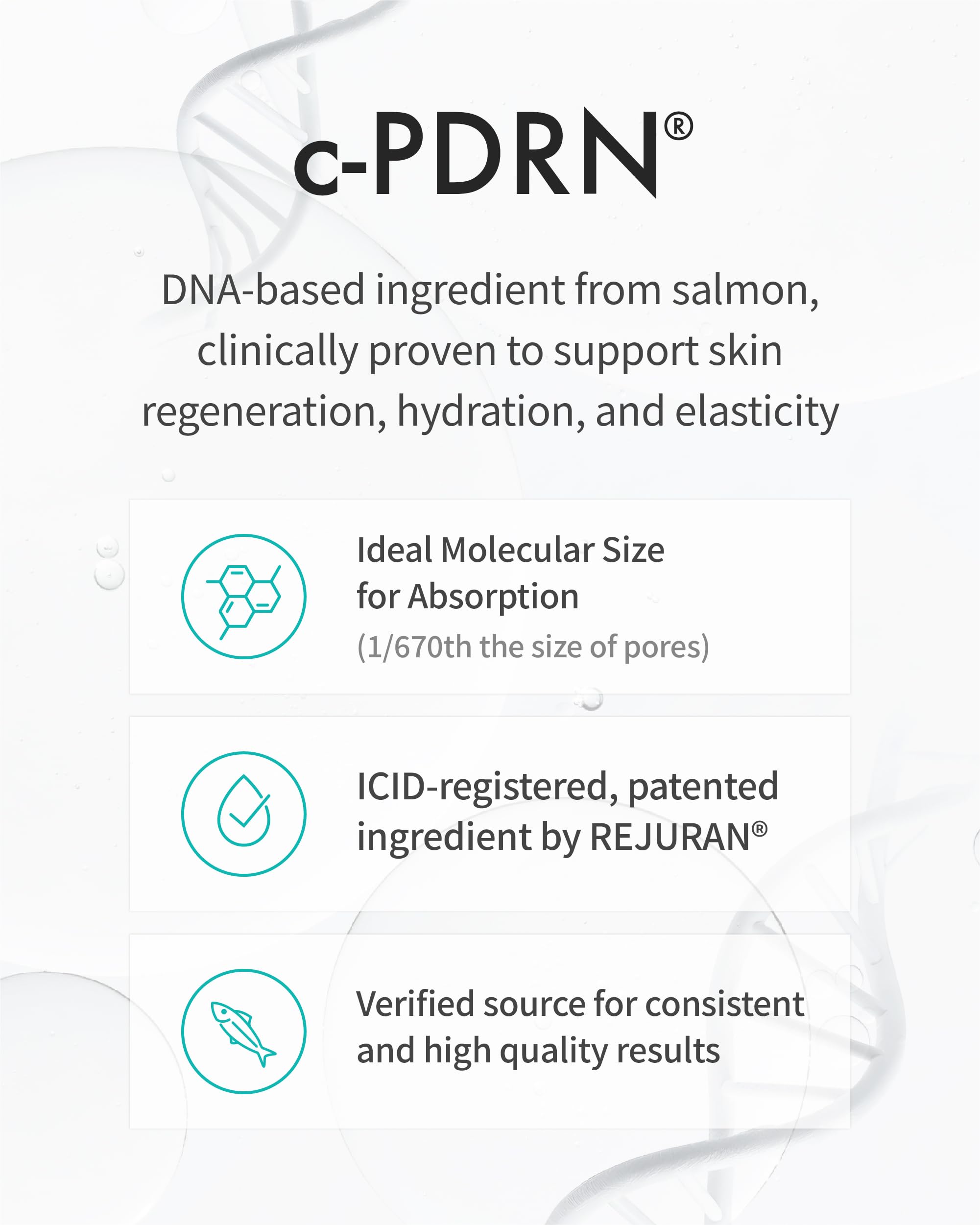 REJURAN Recover c-PDRN Lifting Ampoule – High-Concentration PDRN Serum for Hydration & Gentle Elasticity
