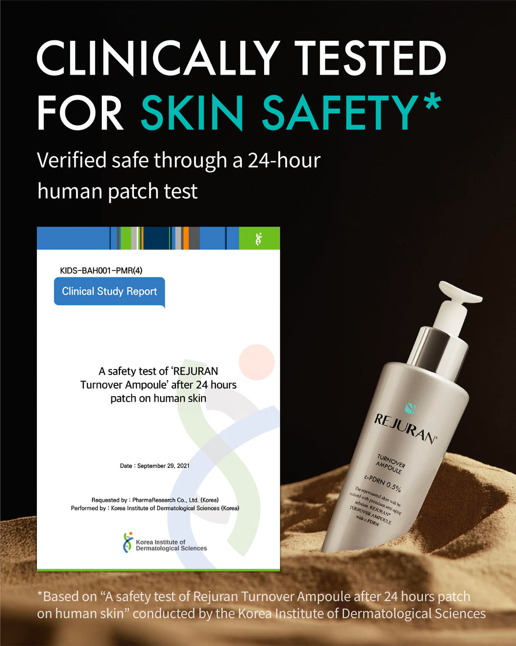 REJURAN Turnover Ampoule C-PDRN [Larger Size] – Salmon DNA Serum for Hydration, Firming & Radiant Glow | Korean Skincare