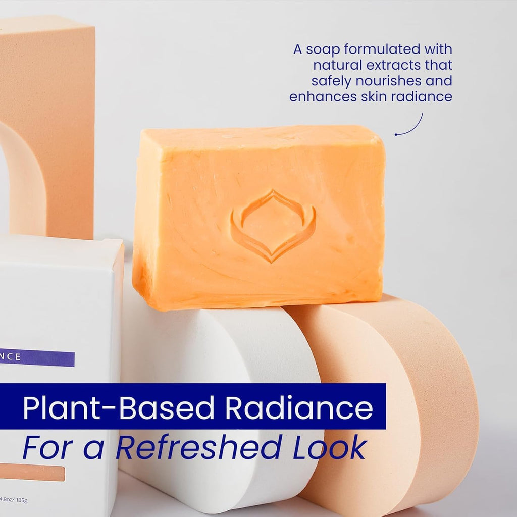 Relumins Triple Glow Bar Soap – Plant-Based Deep Cleanse & Exfoliation (5 x 135g)