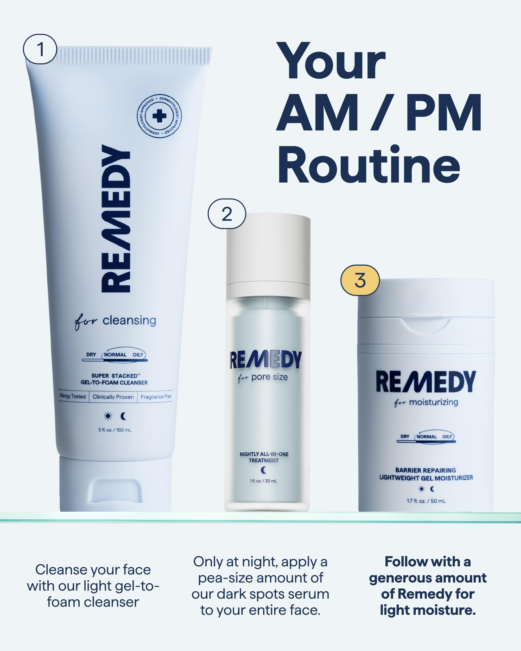 Remedy for Light Moisture – Barrier-Repairing Hydrating Gel Moisturizer for Normal to Oily Skin | Remedy Science