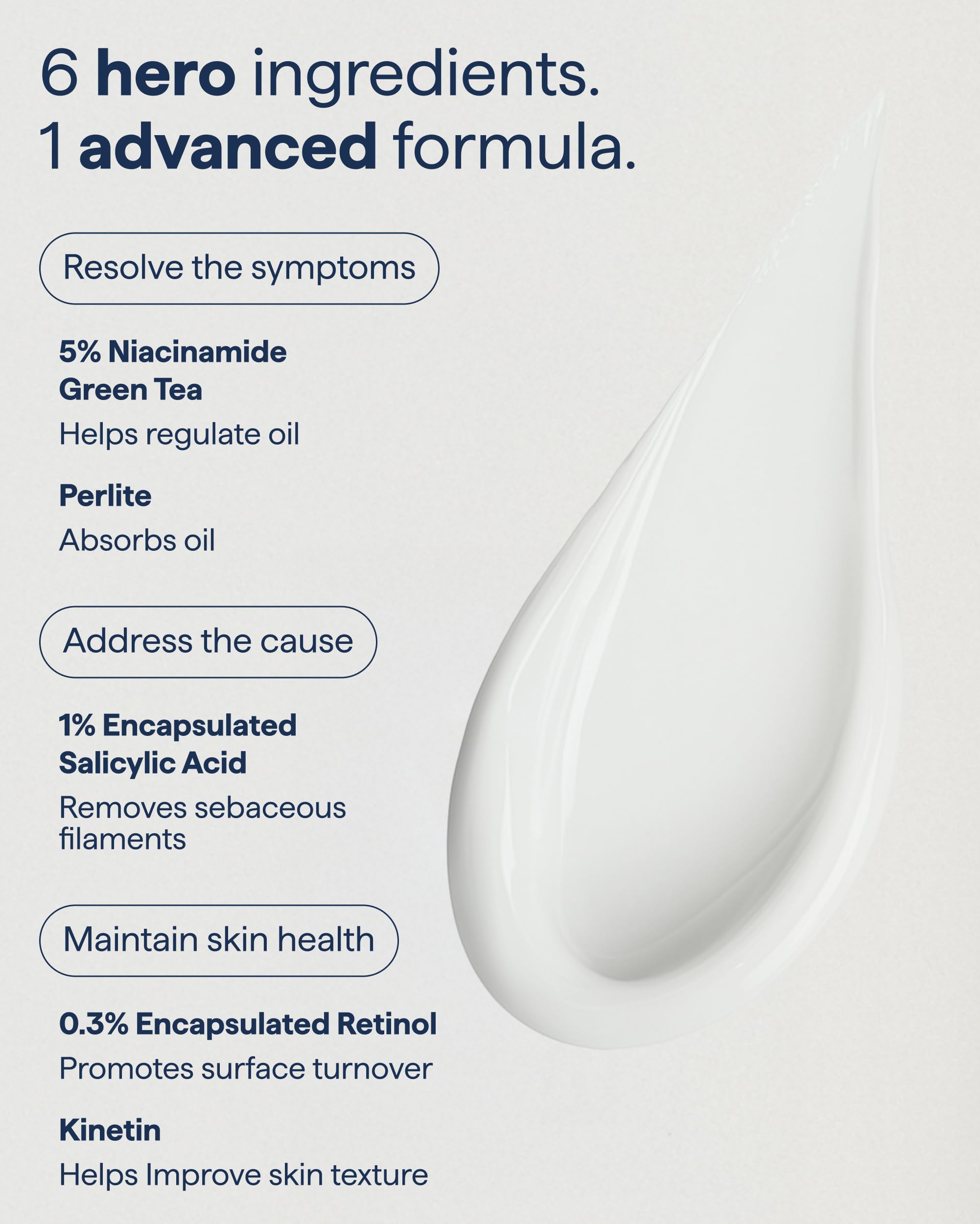Remedy Science Remedy for Pore Size – Pore Refining Advanced Serum with Retinol, BHA, Niacinamide | Large Pore Minimizer