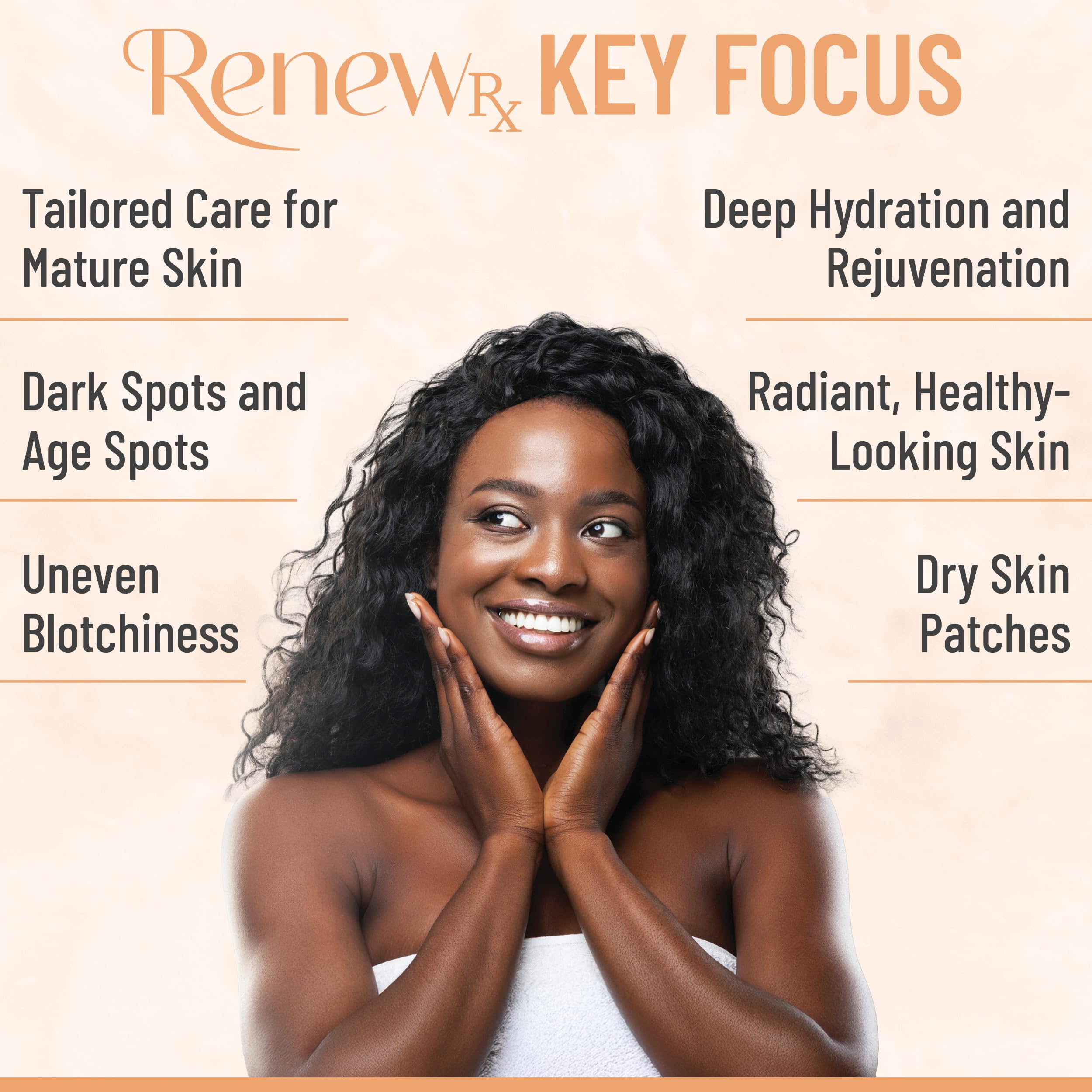 RENEW RX Turmeric + Vitamin C Radiating Body Wash – Hydrating, Radiance-Boosting Vegan Skincare (32 oz)