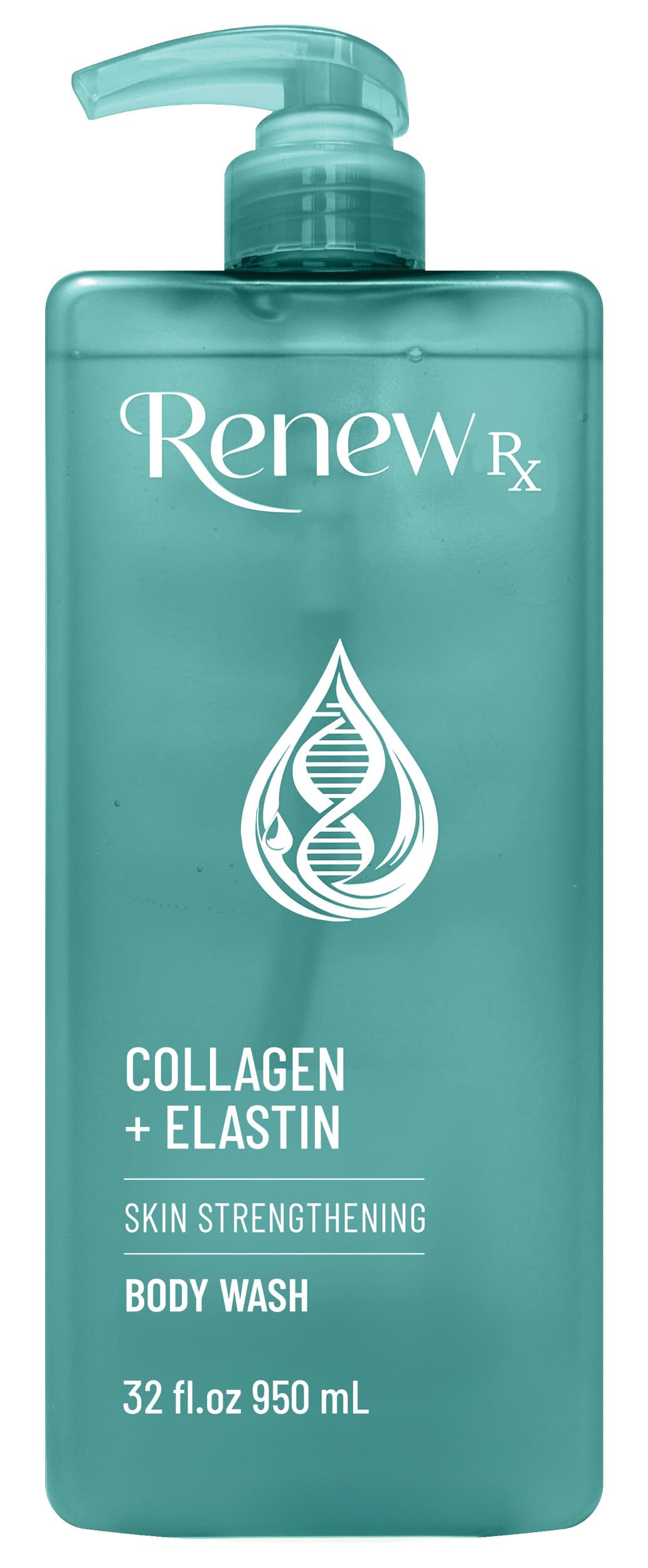 RENEW RX Collagen + Elastin Body Wash – Firming, Hydrating Cleanser (32 oz) | Vegan Skincare
