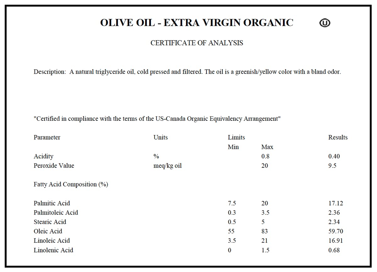 Renewalize Certified Organic Olive Oil – Dry Skin & Hair Moisturizer | Cold Pressed Extra Virgin