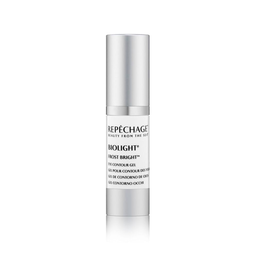 Repechage Biolight Frost Bright Eye Contour Gel – Caffeine Eye Cream for Puffiness, Dark Circles & Fine Lines