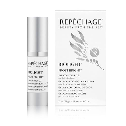 Repechage Biolight Frost Bright Eye Contour Gel – Caffeine Eye Cream for Puffiness, Dark Circles & Fine Lines