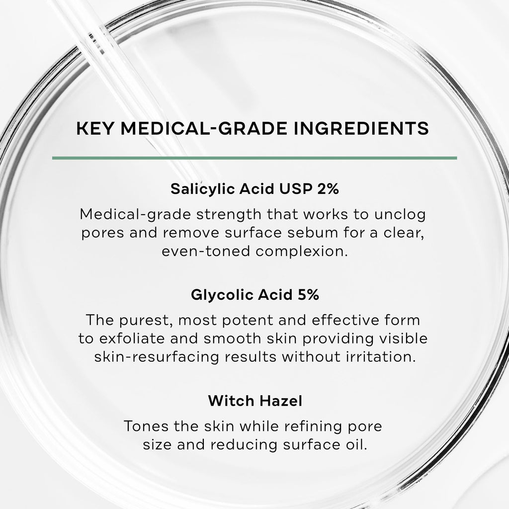 Replenix Gly-Sal Clarifying Acne Pads – 60 Count, 5% Glycolic + 2% Salicylic Acid