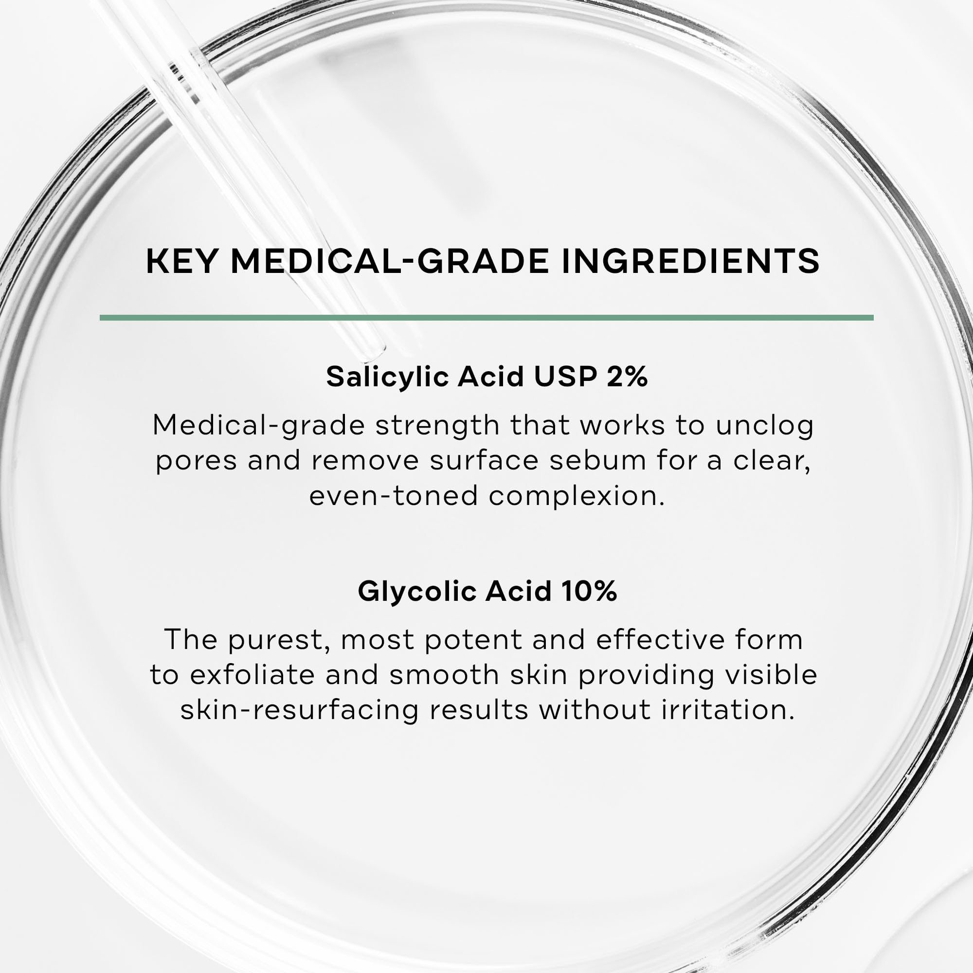 Replenix Gly-Sal Clarifying Acne Pads – 60 Count, 10% Glycolic + 2% Salicylic