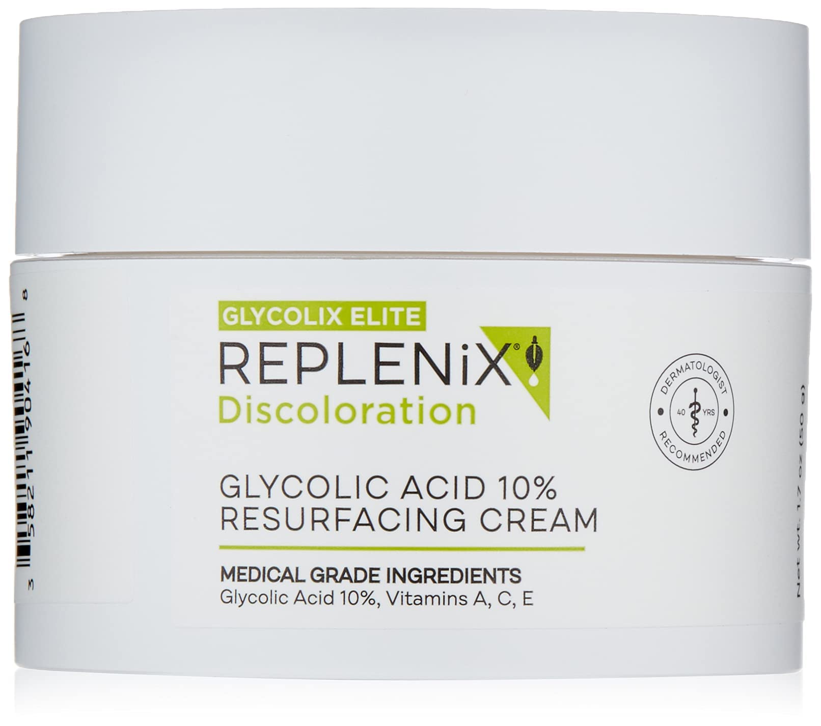 Replenix Glycolic Acid 10% Resurfacing Cream – Hydrating, Lightweight Exfoliating Moisturizer