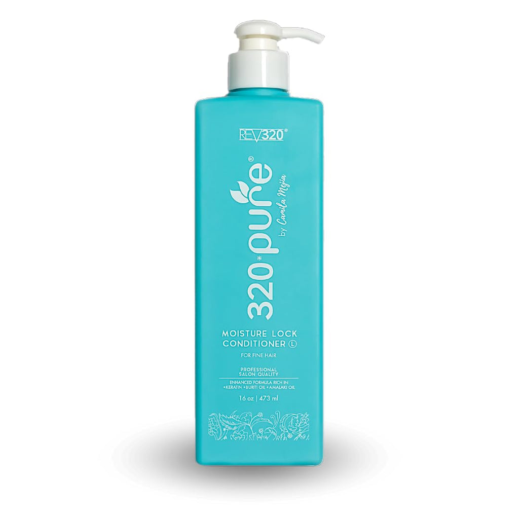 Rev320 320Pure Moisture Lock Conditioner – Lightweight Hydration for Fine & Color-Treated Hair, 16oz