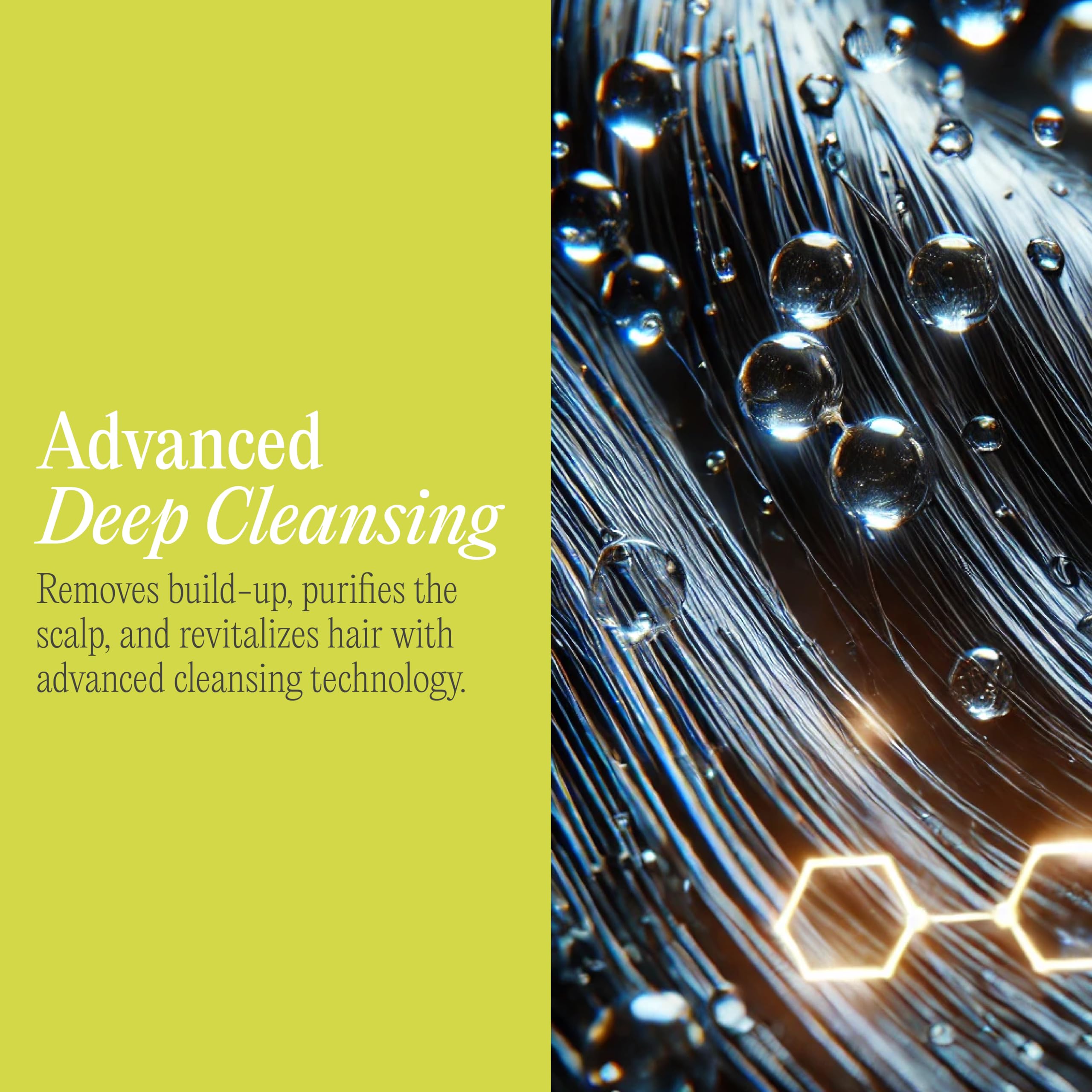 Rev320 Clarifying Deep Shampoo by K-Pure — Sulfate & Paraben Free, Deep Cleansing for Buildup