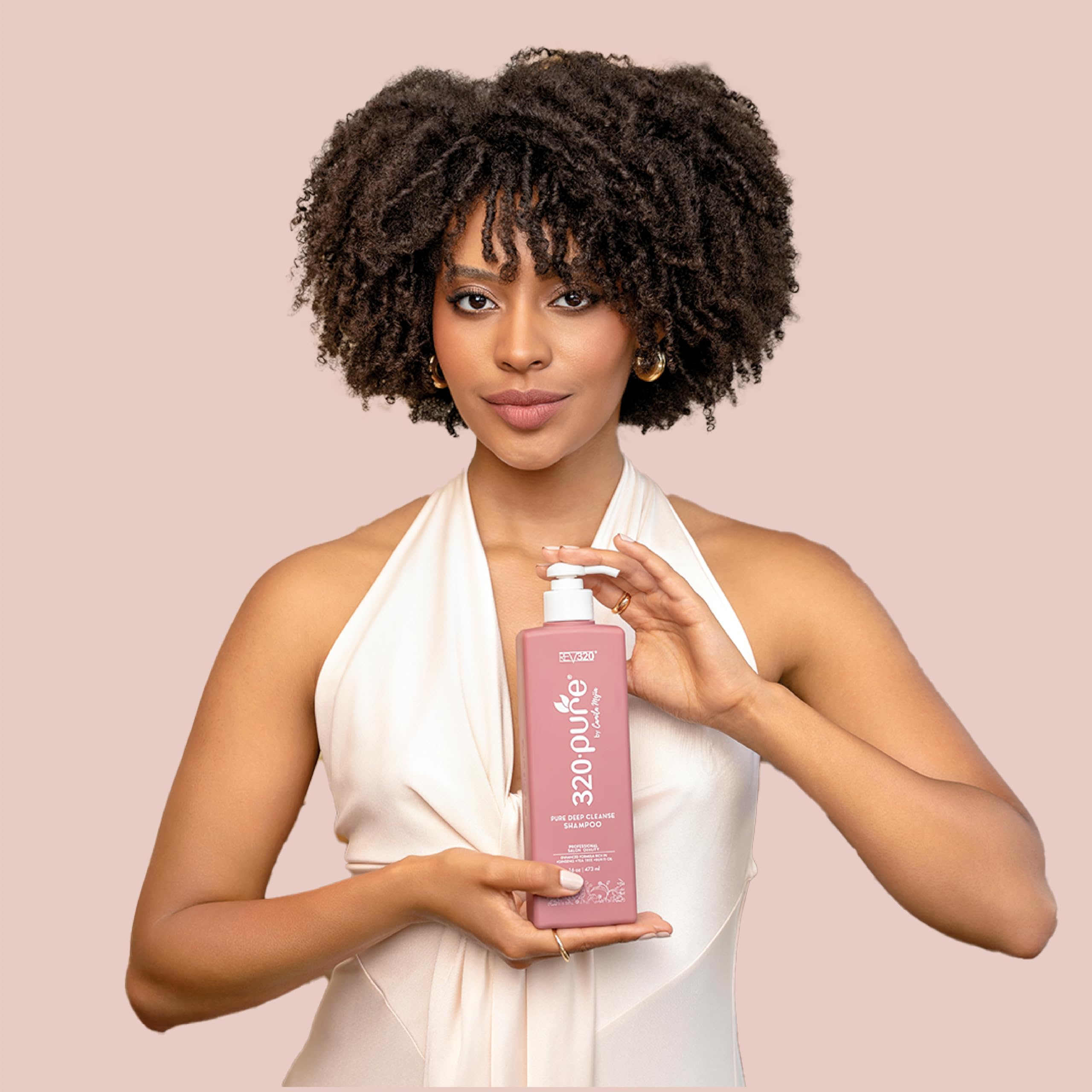 Rev320 Pure Deep Cleanse Clarifying Shampoo – Build-Up Detox for Oily Hair (16oz)