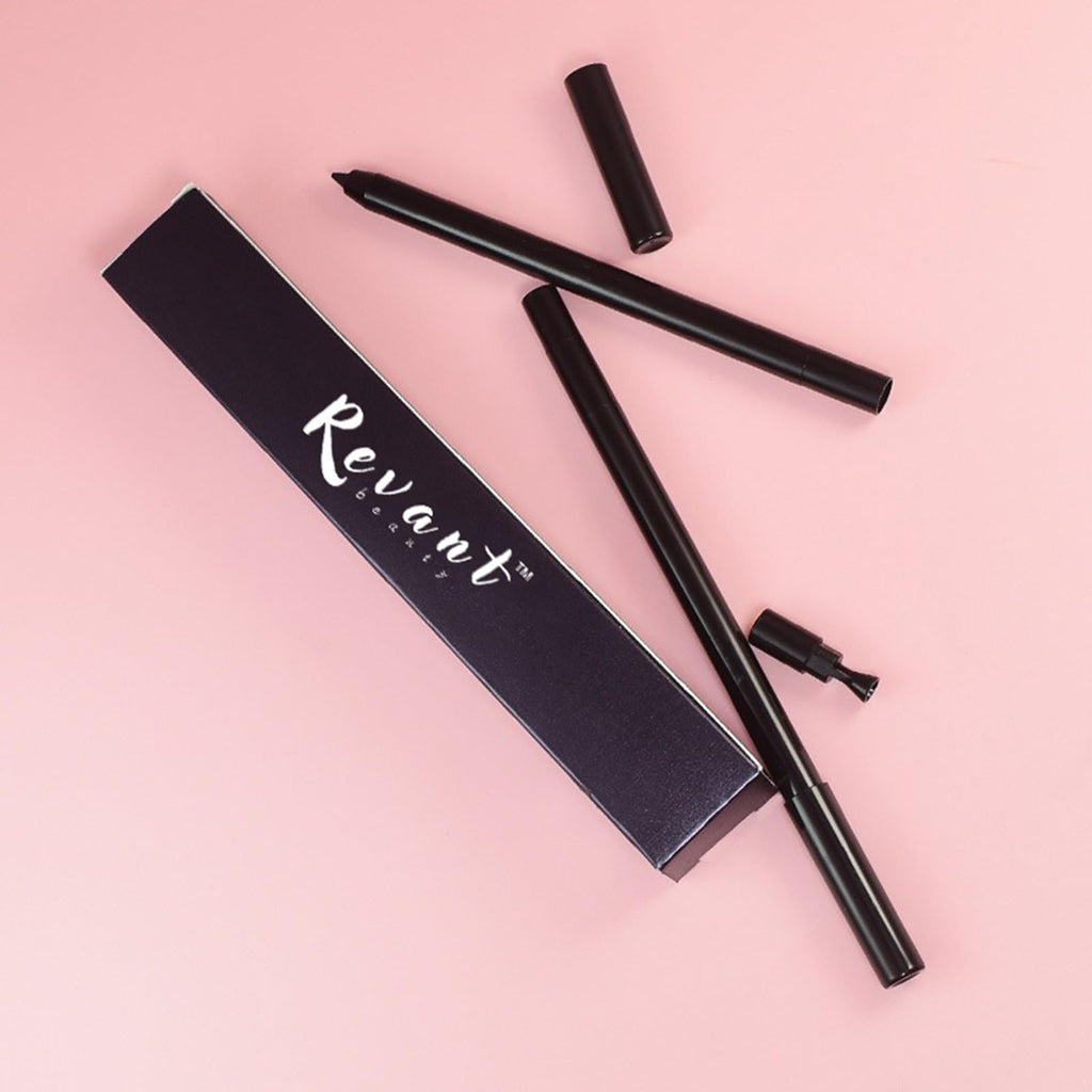 Revant Beauty Gel Eyeliner for Mature Eyes – Round Tip, Waterproof & Smudge-Resistant, All-Day Definition (Black)