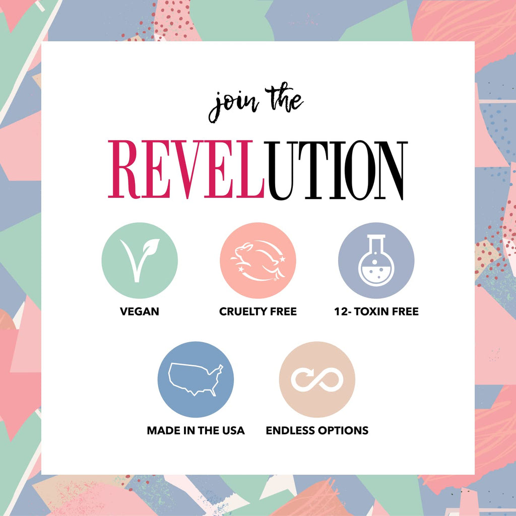 Revel Nail Dip Powder Starter Kit — 4-Color French Manicure Set with Base Coat, Activator, Finish Gel & Gel Thinner | Made in USA