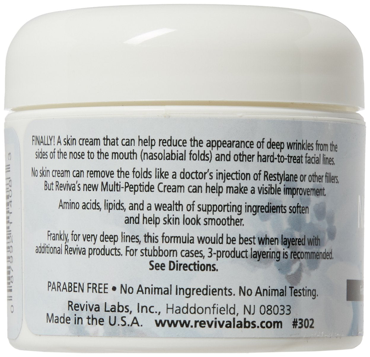 Reviva Labs Anti-Wrinkle Cream Peptides – 0.05 lb