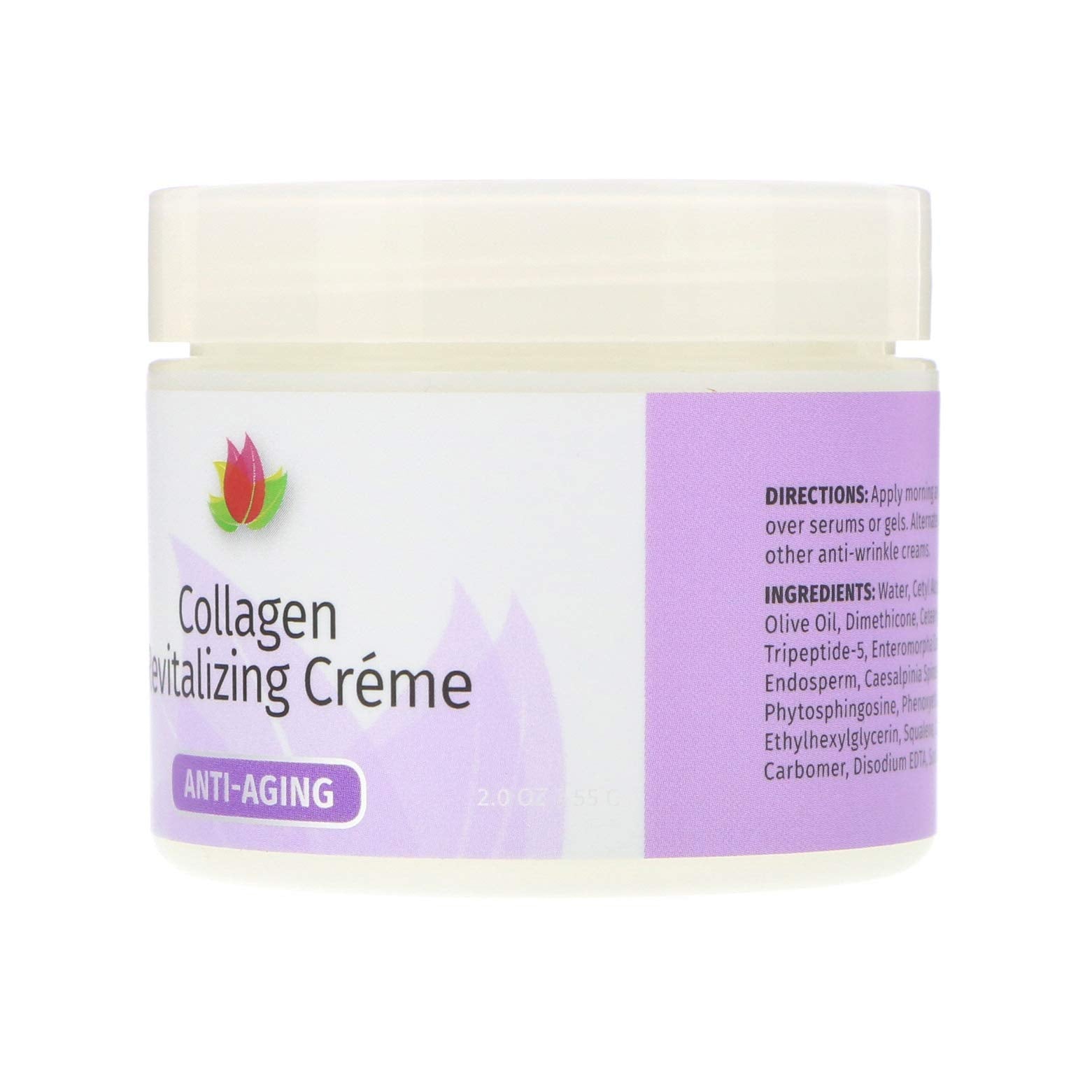 Reviva Labs Elastin-DMAE Night Creme - 2 oz | Paraben-Free, Smoother, Hydrated Skin
