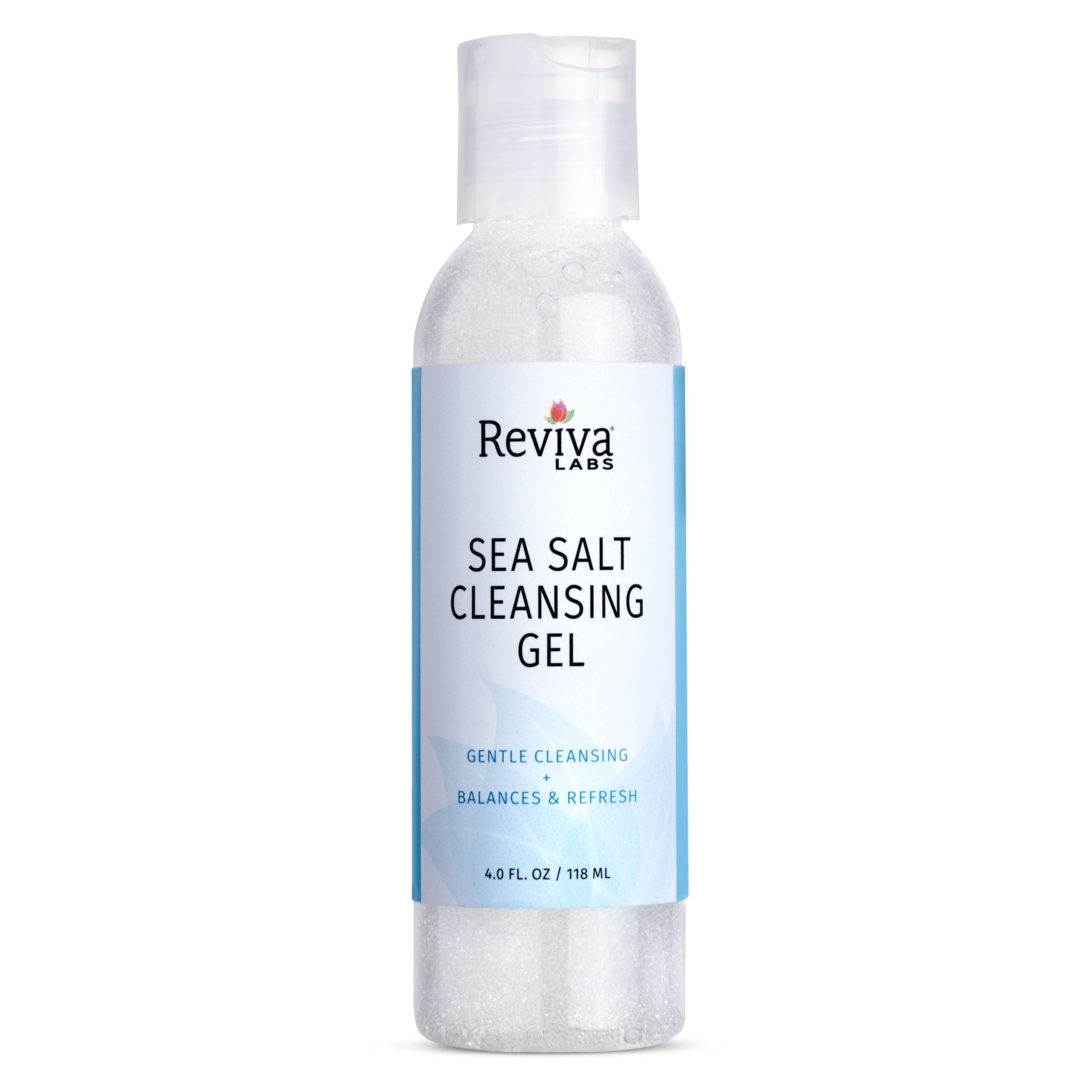 Reviva Labs Sea Salt Face Wash – Gentle Daily Cleanser for All Skin Types (4 fl oz)
