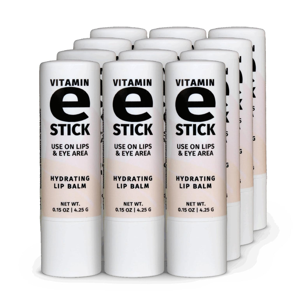 Reviva Labs Vitamin E Stick – Hydrating Lip Balm & Under-Eye Care (Pack of 12)