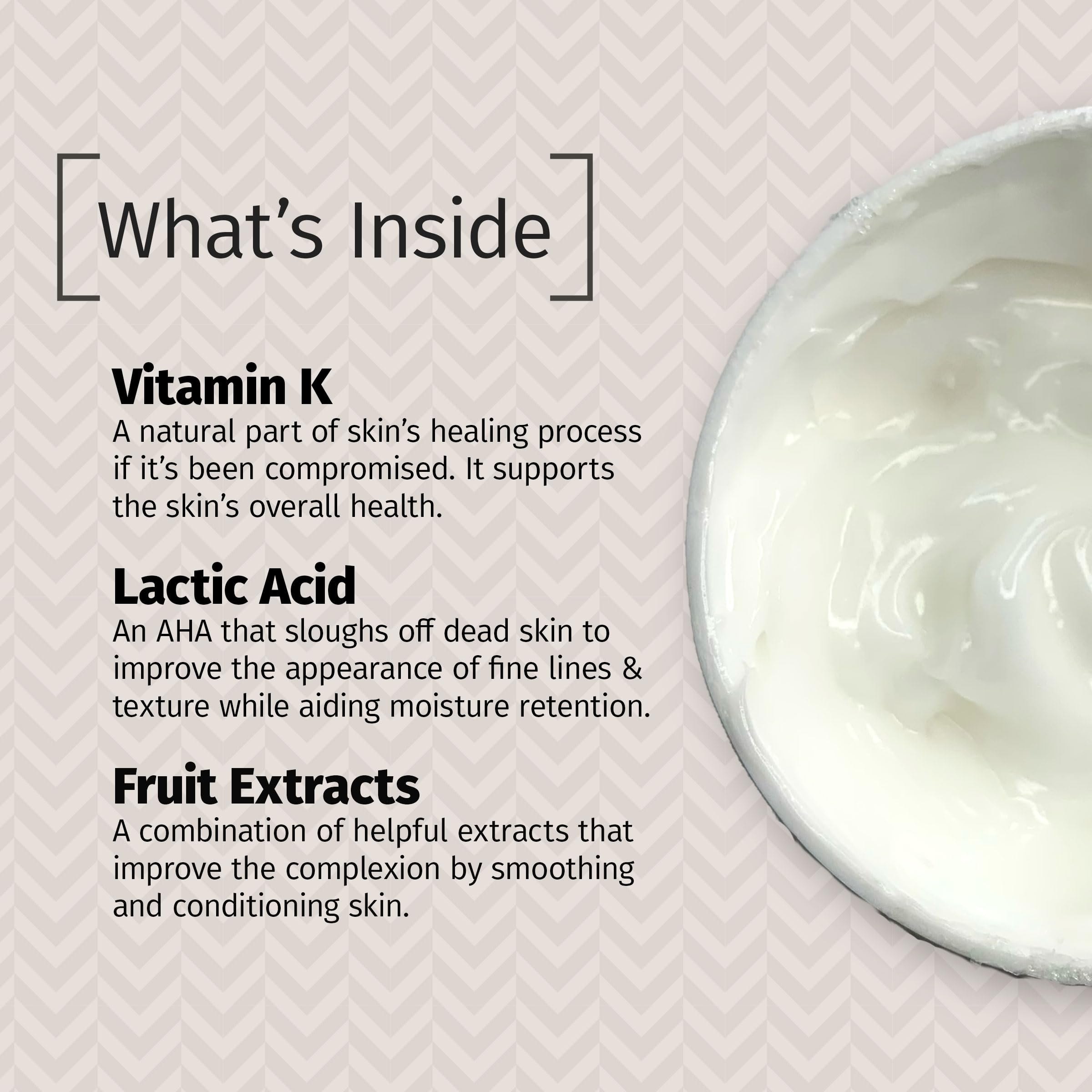 Reviva Labs Vitamin K Creme for Bruising, Dark Circles & Wrinkles – Soybean Oil & Natural Fruit Extracts, 2 oz