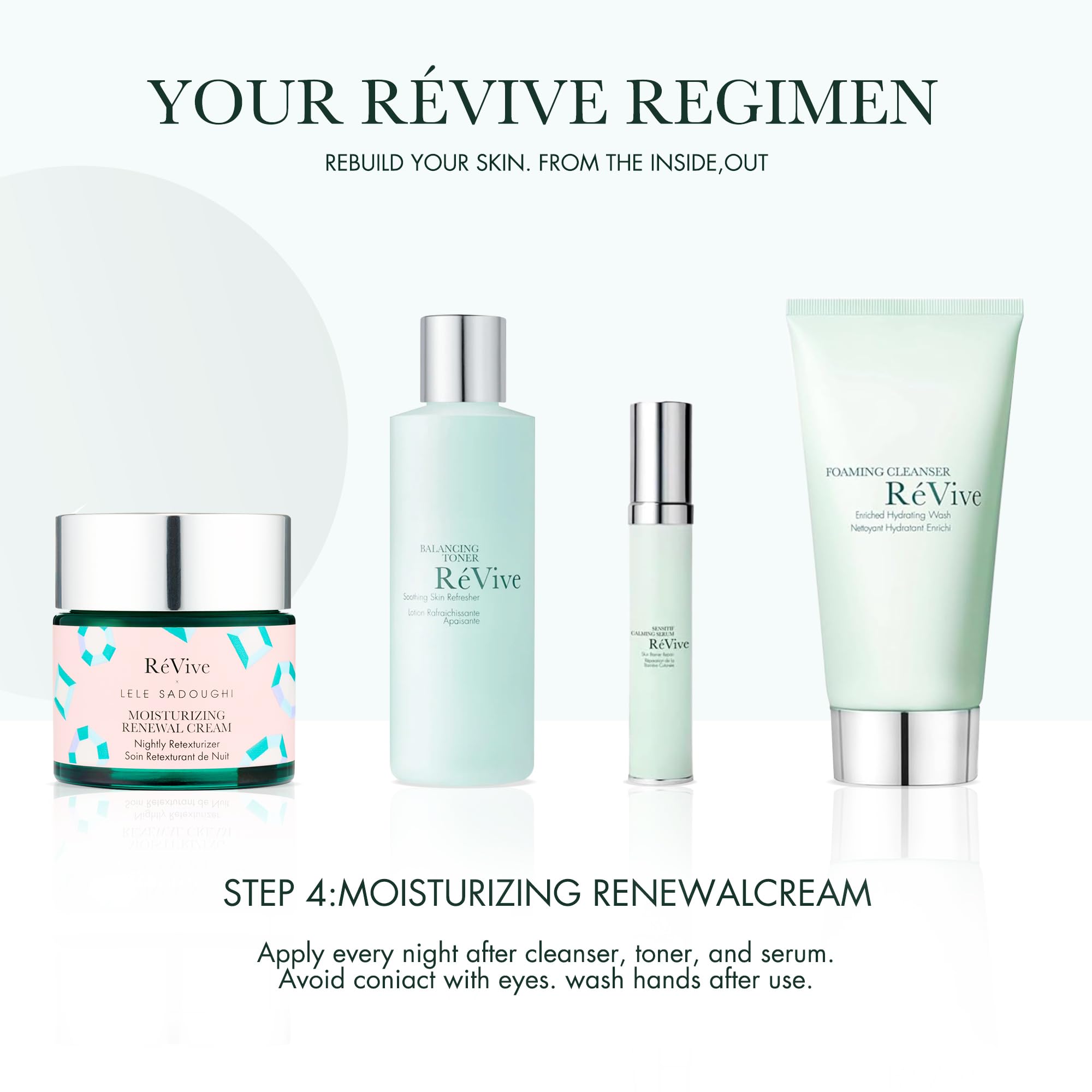 RéVive X Lele Sadoughi Renewal Night Cream ArtJar – Gentle Exfoliating Hydration, 2.5oz