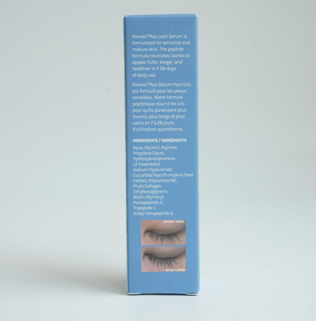 Revive7 Plus Lash Serum – Longer, Fuller Lashes & Defined Brows | Made in Canada (3 ml)