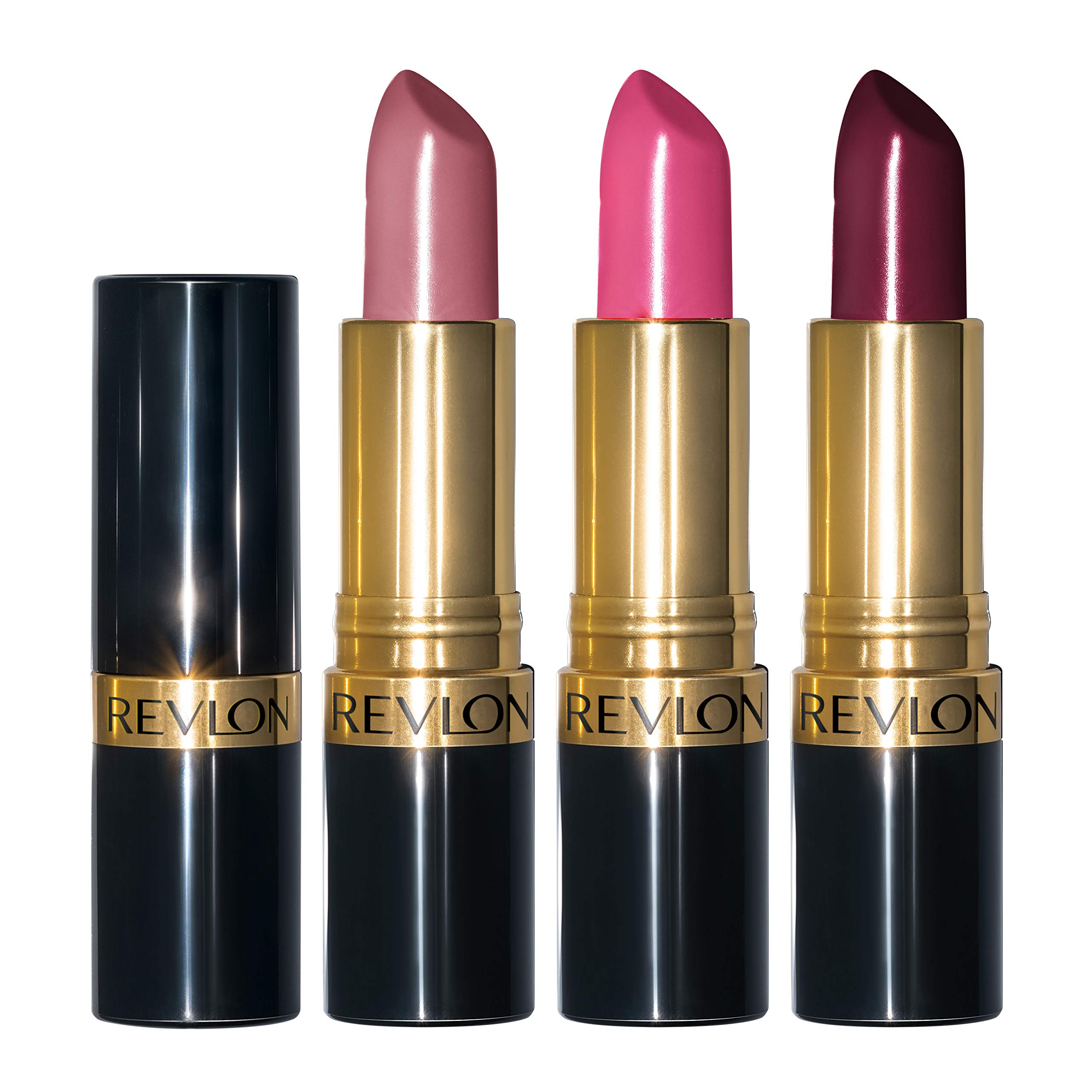 Revlon Super Lustrous 3-Piece Lipstick Gift Set – Cream Finish
