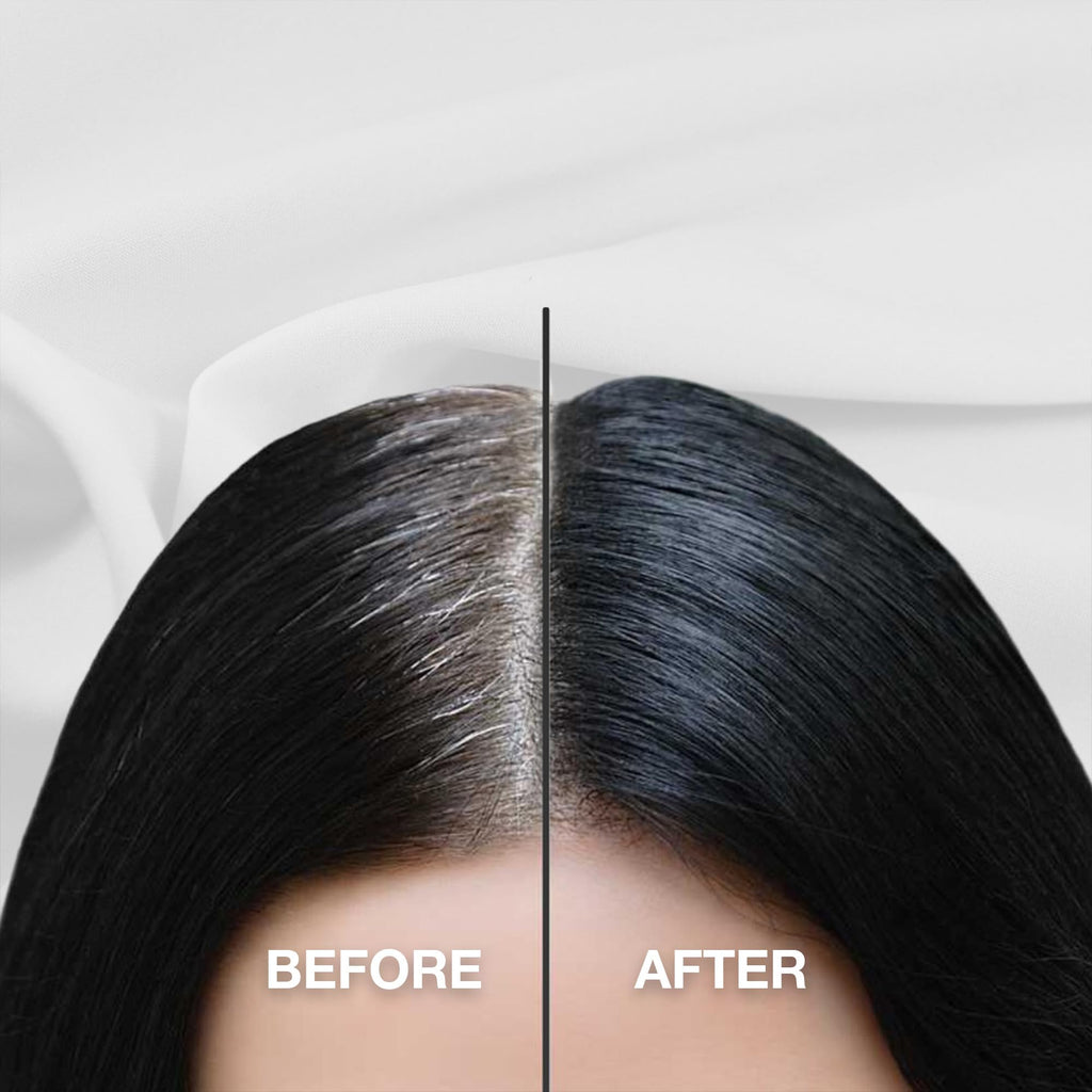 REVO Instant Black Hair Dye Shampoo – 3-in-1 Color & Conditioning (300ml) – Ammonia-Free, 5-Minute Gray Coverage