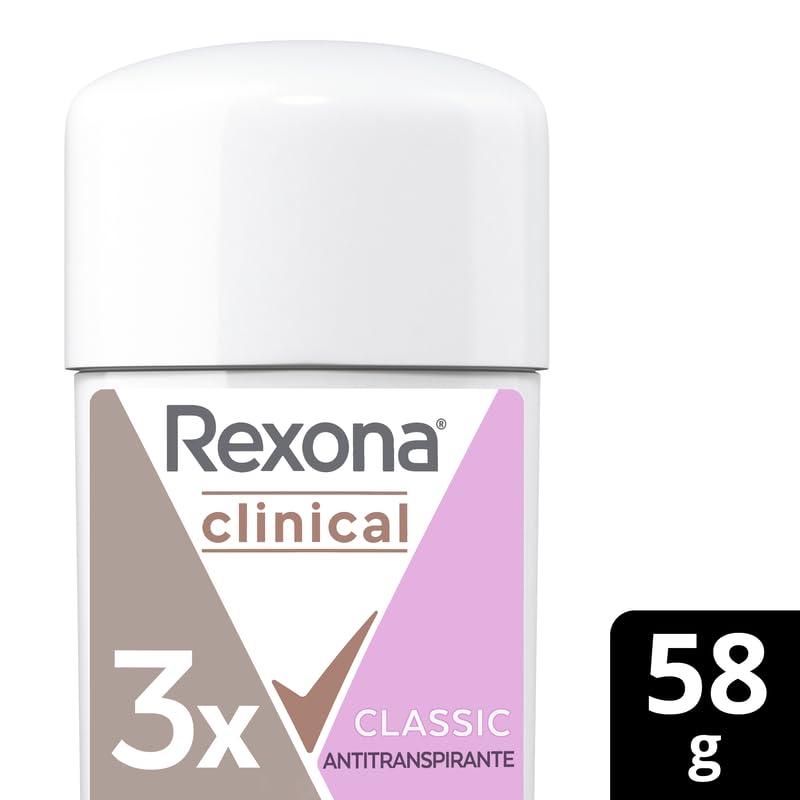 Rexona Clinical Deodorant 96HR 58g Cream Stick – Invisible Protection (Mexico)