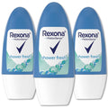 Rexona Shower Fresh Roll-On Antiperspirant Deodorant for Women – Pack of 3 (50 ml each)