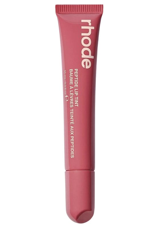 Rhode Peptide Lip Tint Salty Tan – Sheer Hydration & Glossy Finish, 0.3 fl oz
