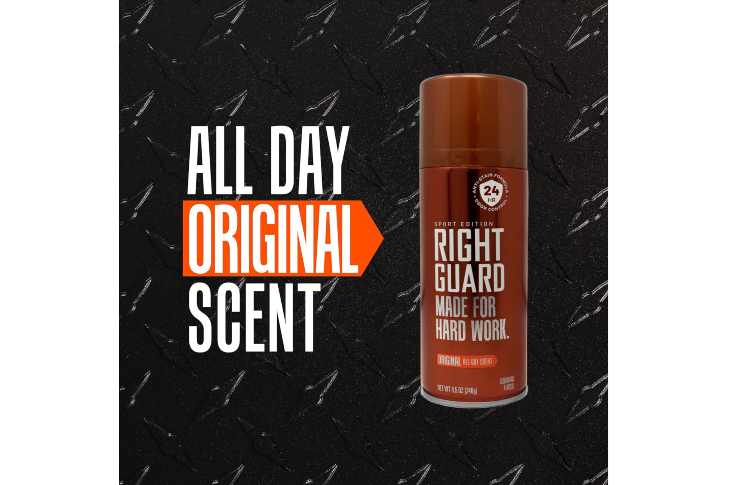 Right Guard Sport Original Deodorant Aerosol - 8.5 oz, Pack of 5