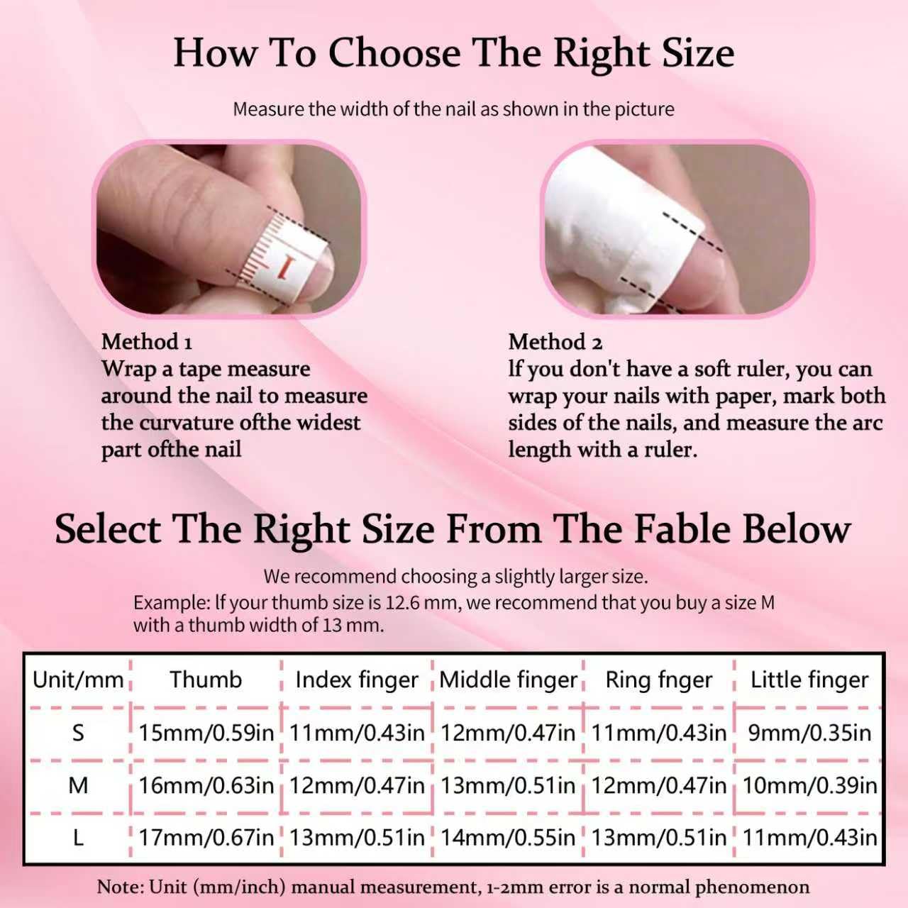 RIICFDD 10 Pcs Duck Press-On Nails Sea Waves Pink French Tip – 3D Golden Heart, Reusable Acrylic Kit