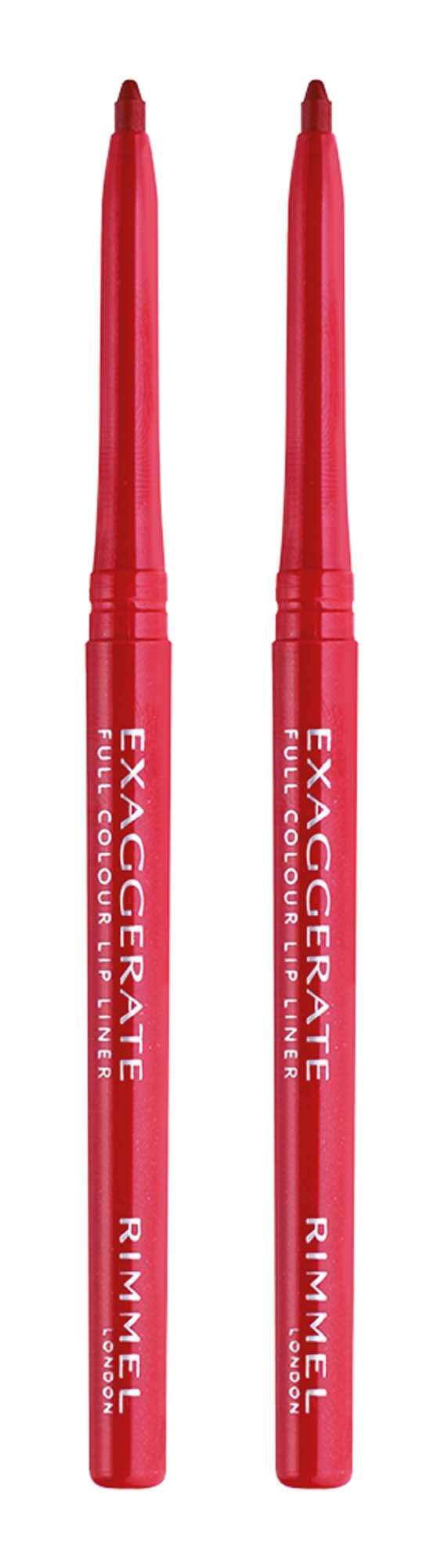 Rimmel Exaggerate Lip Liner Red Diva – 2 Count